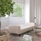 Flash Furniture Stone Faux Linen Split Back Futon Sofa-Wooden Legs HC-1060-STONE-GG - alternate 5